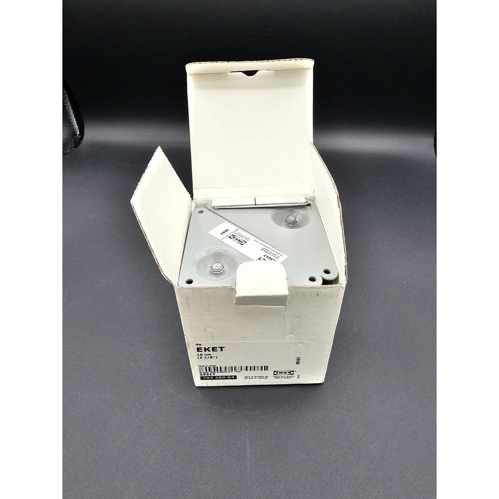 Ikea EKET Adjustable Leg Stainless Steel 3 7/8